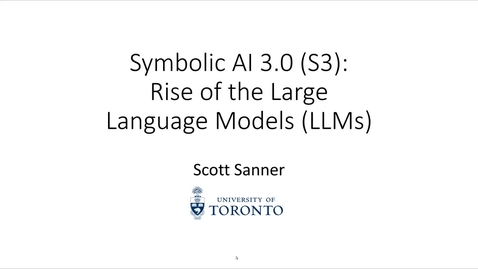 Thumbnail for entry AI Seminar 54: Scott Sanner
