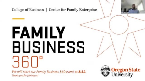 Thumbnail for entry Family Business 360 : Family Dynamics &amp; Staying Resilient Through Challenges