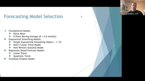 Thumbnail for Gannon IV, Donald Christopher's Zoom Meeting