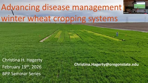 Thumbnail for BPP Winter Seminar: Christina Hagerty