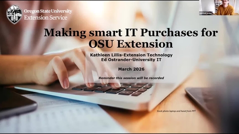 Thumbnail for Making smart IT purchases for OSU Extension
