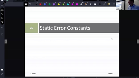 Thumbnail for ESE 430 - Class 4 - 01/15/26