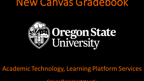 Thumbnail for New Canvas Gradebook