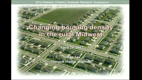 Thumbnail for Yohan Lee, Changing Housing Density