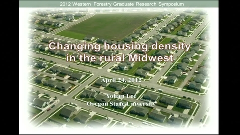 Thumbnail for entry Yohan Lee, Changing Housing Density