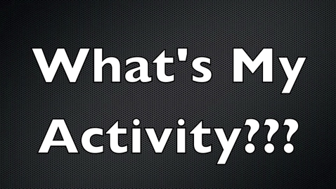 Thumbnail for What's My Activity