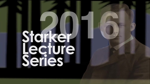 Thumbnail for entry 2016 Starker Lecture Series Ed Smith