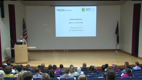 Thumbnail for Scholars' Insights 2014:  Drew Bennet - Nature in Your Tap