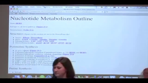 Thumbnail for Nucleotide Metabolism I