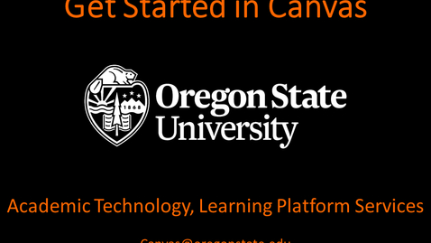 Thumbnail for Get Started with Canvas