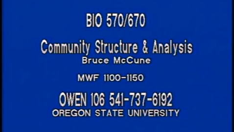 Thumbnail for BIO 570 - Lecture 19: ISA, multivariate expts