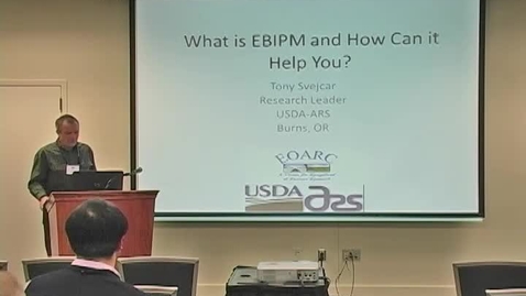 Thumbnail for Tony Svejcar, EBIPM Symposium at 2012 SRM