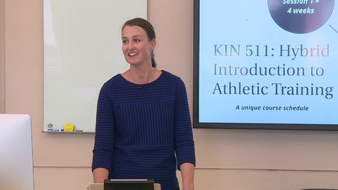 Thumbnail for Emily Norcross - KIN 511 - Introduction to Athletic Training - Spring 2019 Hybrid Showcase