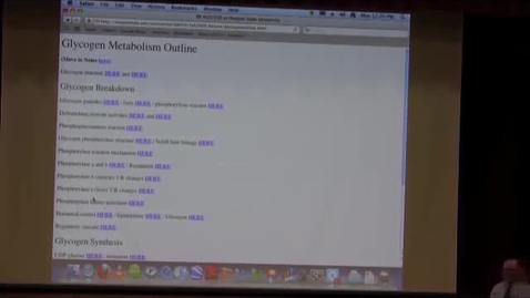 Thumbnail for BB 450 Lecture for November 30, 2009