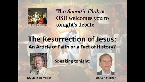 Thumbnail for entry Socratic Club Debate: February 2014