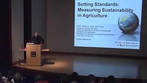 Thumbnail for Food For Thought - Marty Matlock 11/17/10 - Part 1: Lecture