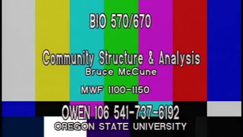 Thumbnail for BIO 570 - Lecture 06: Distance measures part 2