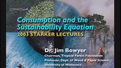 Thumbnail for entry Starker Lecture Series