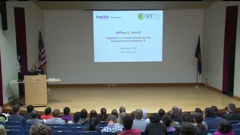 Thumbnail for Scholars' Insights 2014:  Jeffrey D. Serrill - Suppression of Cancer Growth by the Natural Product Coibamide A