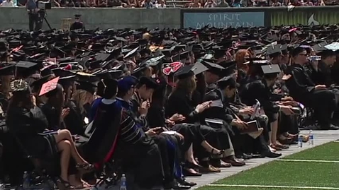 Thumbnail for entry 144th Annual Oregon State University Commencement (2013) - Part 2 Diploma Distribution