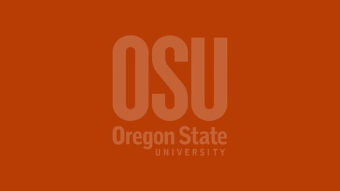 Thumbnail for entry The Oregon State Experience