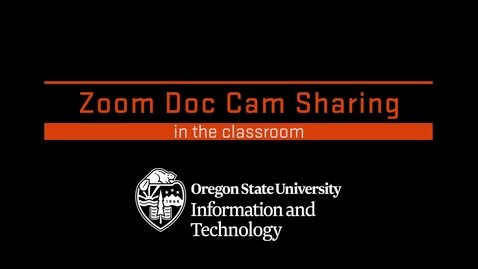 Thumbnail for Using a Document Camera with Zoom