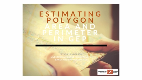 Thumbnail for entry Estimating Polygon Area and Perimeter