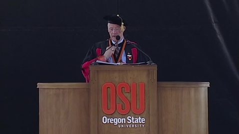 Thumbnail for entry 146th Annual Oregon State University Commencement (2015) - Part 1