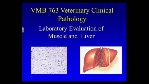 Thumbnail for entry VMB763 Clin Path Lecture 13, Feb. 10, 2014