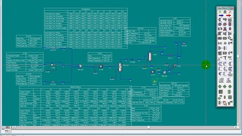 Thumbnail for 19. Gas Absorber Unit Operating in HYSYS
