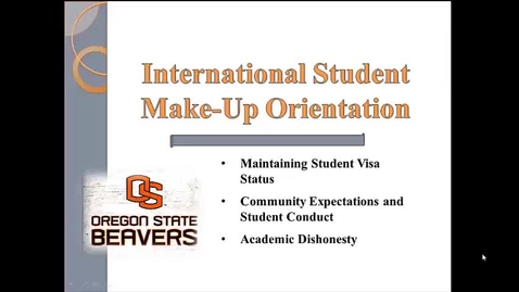 Thumbnail for Make Up Orientation Part 1