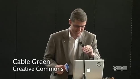 Thumbnail for 2012 Open Access Lecture: Cable Green