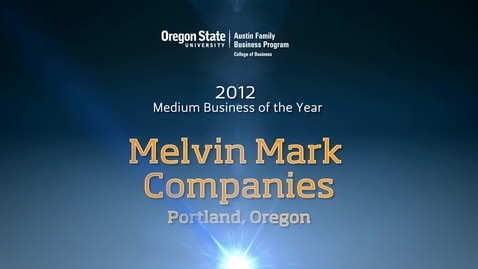 Thumbnail for 2012 Melvin Mark Excellence in Family Business