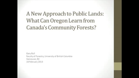 Thumbnail for A New Approach to Public Lands