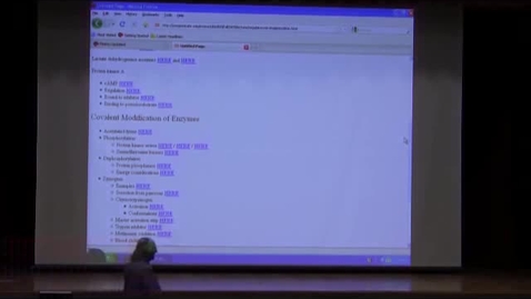 Thumbnail for BB 450 Lecture for November 2, 2009