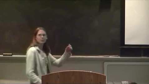 Thumbnail for Anna Vigeland at HHMI 2010