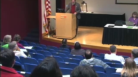 Thumbnail for Faculty Senate Jan 10 2013 Part 7 of 7