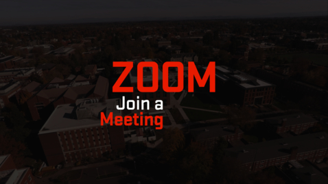 Thumbnail for entry Zoom | Join a Meeting