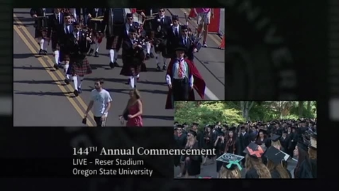 Thumbnail for entry 144th Annual Oregon State University Commencement (2013) - Part 1