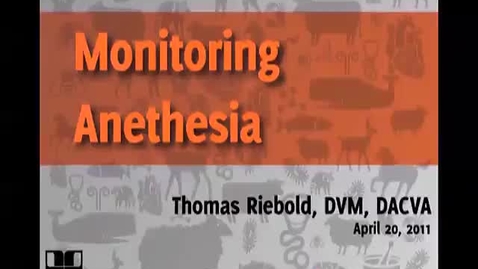 Thumbnail for Monitoring: ECG