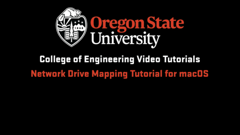 Thumbnail for entry Network Drive Mapping Tutorial for macOS