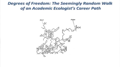 Thumbnail for entry Degrees of Freedom: The Seemingly Random Walk of an Academic