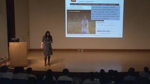 Thumbnail for Scholars' Insights 2013 - Alexandra Hesbrook: Dreams on Buckskin: Writing, Culture, Multi0Media and Oral Traditions