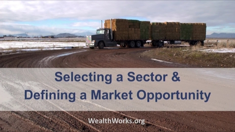 Thumbnail for Selecting a Sector and Defining a Market Opportunity