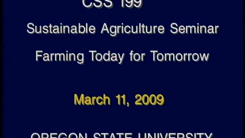 Thumbnail for CSS 199 Winter 2009 - Lecture 10