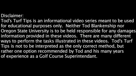 Thumbnail for Tod's Turf Tips: Edging Bunkers