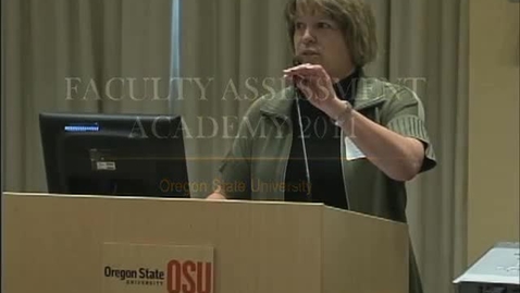 Thumbnail for Fac Assessment Academy 2011 01 Becky Warner