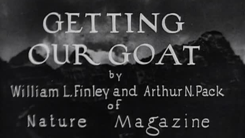 Thumbnail for "Getting Our Goat," 1930.