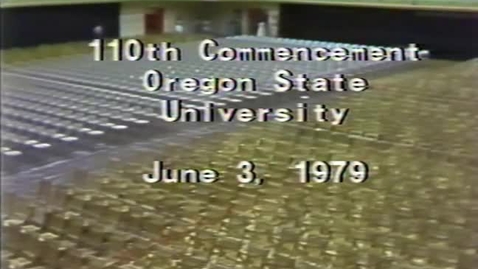 Thumbnail for entry OSU Commencement, 1979