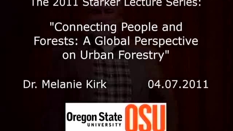 Thumbnail for Starker Lecture Series